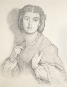 Retrato de una mujer de Dante Gabriel Charles Rossetti